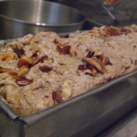 Pão integral com pecans crocantes