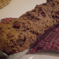 Pão integral com pecans crocantes