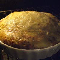 CIMG3904 A omelete cresce depois de pronta, fica quase um souflée