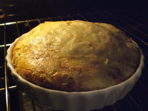 CIMG3904 A omelete cresce depois de pronta, fica quase um souflée
